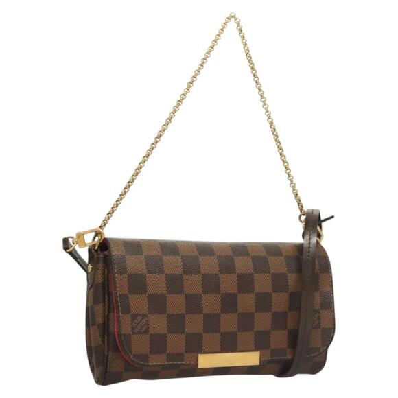LOUIS VUITTON Damier Ebene Favorit PM Shoulder Bag N41276 - Picture 1 of 16
